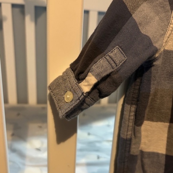 Baby Gap 3-6 month checkered boiler jumpsuit - Picture 4 of 5